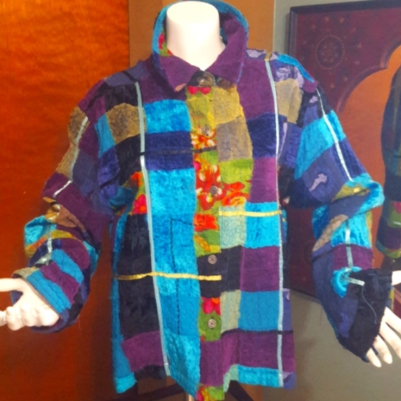 Chicos  patchwork jacket - Picture 1 of 11